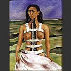 Frida Paintings - The Broken Column by Frida Kahlo